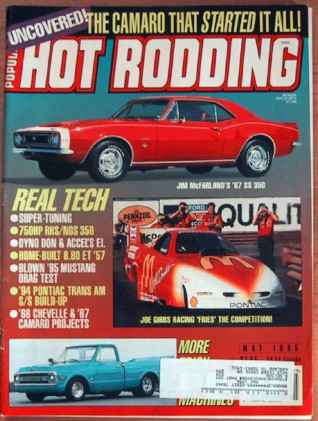 POPULAR HOT RODDING 1995 MAY - 1st CAMARO, CROWN VIC, STAGE 1